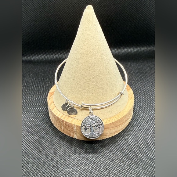 🩶ALEX AND ANI🩶Tree of Life Charm Bangle in Shiny Silver/GC - Picture 1 of 8
